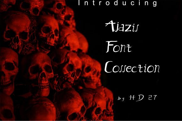 Ajazil: The Dramatic Display Typeface for Bold Visual Storytelling