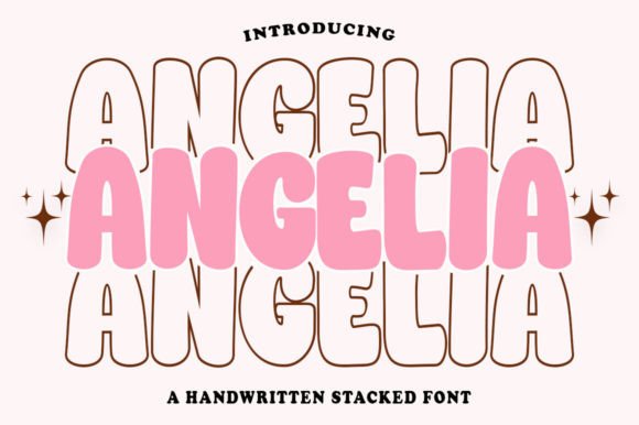 Angelia Stacked: The Display Font for Unforgettable Designs