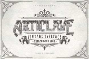 Articlave: A Vintage Display Font with Modern Versatility