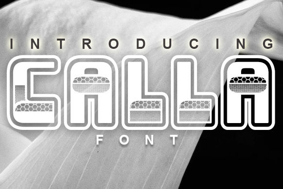 Calla: The Display Typeface with Bold Texture and Sharp Character