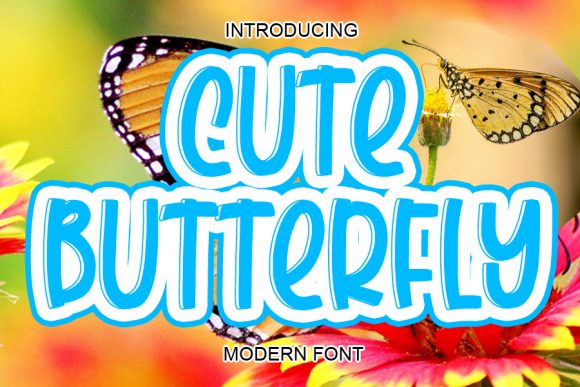 Cute Butterfly: A Display Font That Brings Whimsy to Your Work