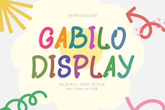 Gabilo Display: A Playful Typeface for Creative Projects