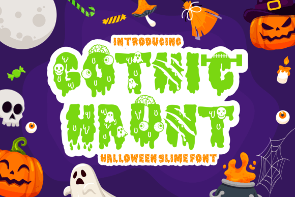 Gothic Haunt: Capturing Eerie Playfulness in Halloween Design
