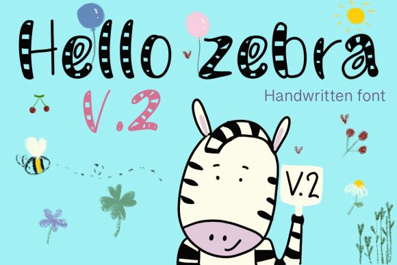 Hello Zebra: The Playful Display Font for Whimsical Designs