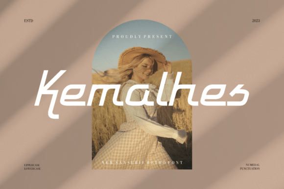Kemalhes: The Bold Display Font for Modern Designers