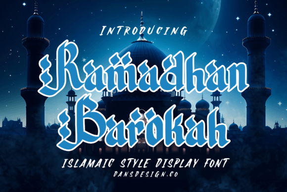 Ramadhan Barokah: A Font with Character for Your Creative Projects