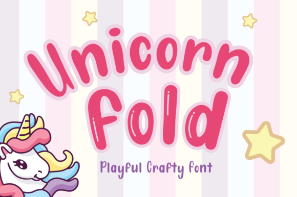 Unicorn Fold: A Playful Typeface for Creative Projects