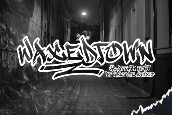 Waxedtown: The Graffiti Font That Brings Raw Energy to Your Projects